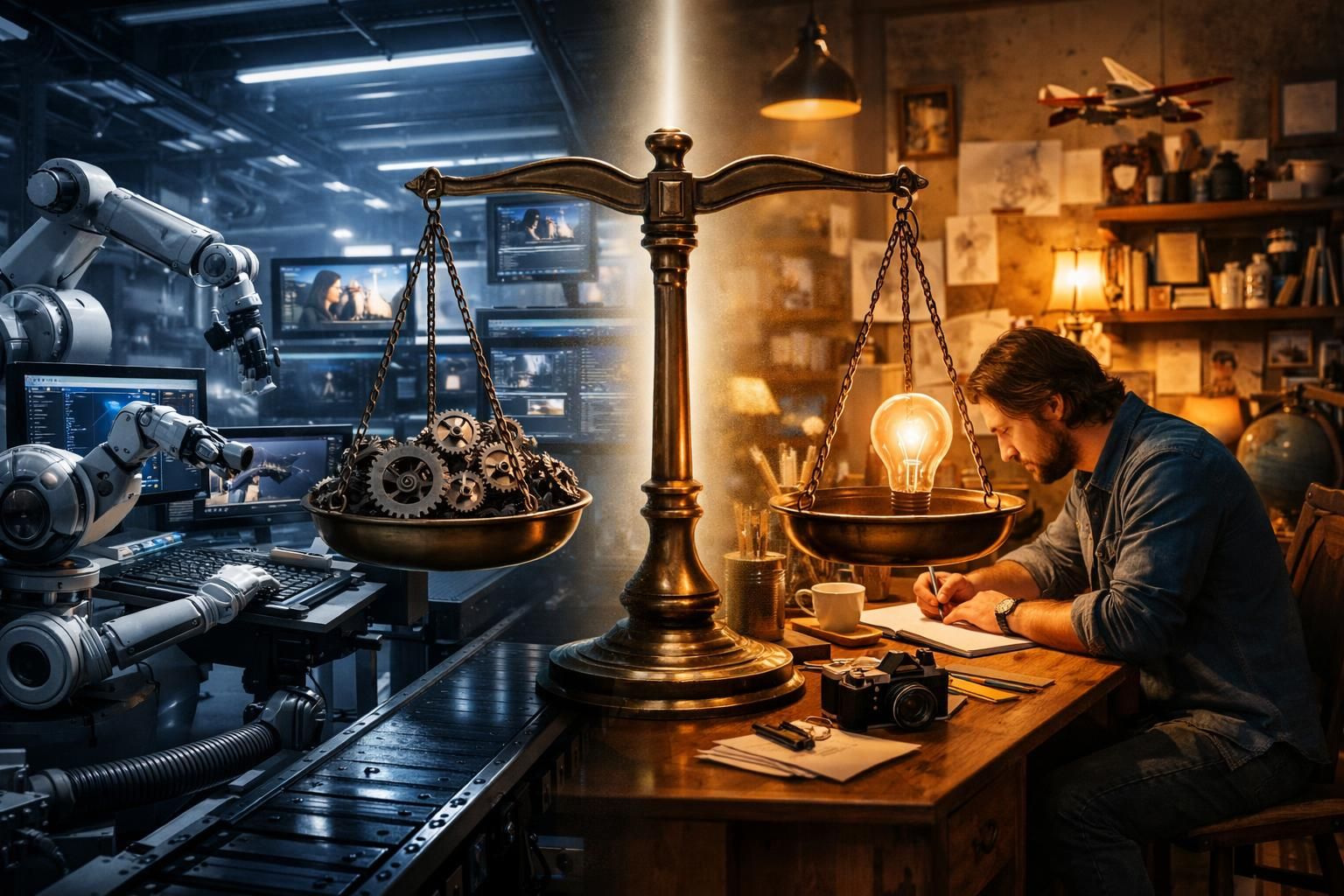 entdecken sie in diesem artikel, wie automatisierung von content und differenzierung im wettbewerb gegenüberstehen und wo der echte wettbewerbsvorteil liegt.