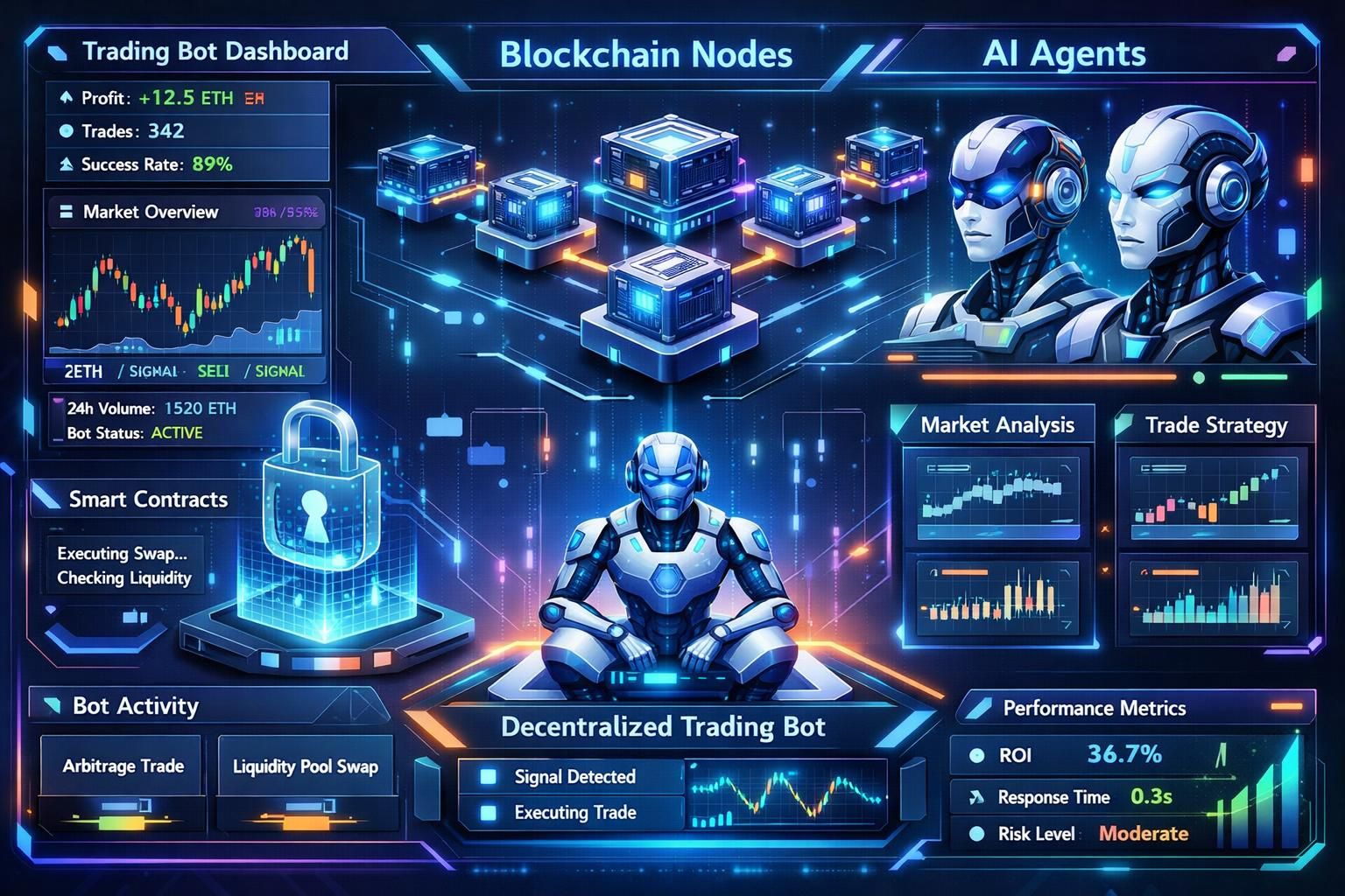 entdecken sie die automatisierung von defi-strategien durch fortgeschrittene smart contracts für effizientere und sichere dezentrale finanzlösungen.