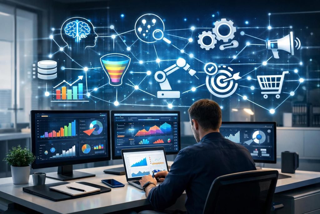 erfahren sie, wie sie ein selbstoptimierendes marketingsystem aufbauen können, das ihre werbemaßnahmen automatisch analysiert und verbessert, um maximale effizienz und bessere ergebnisse zu erzielen.
